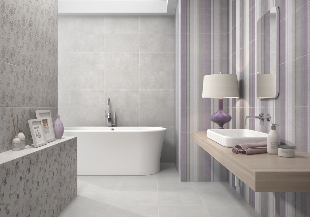 Керамические обои и изысканная простота.