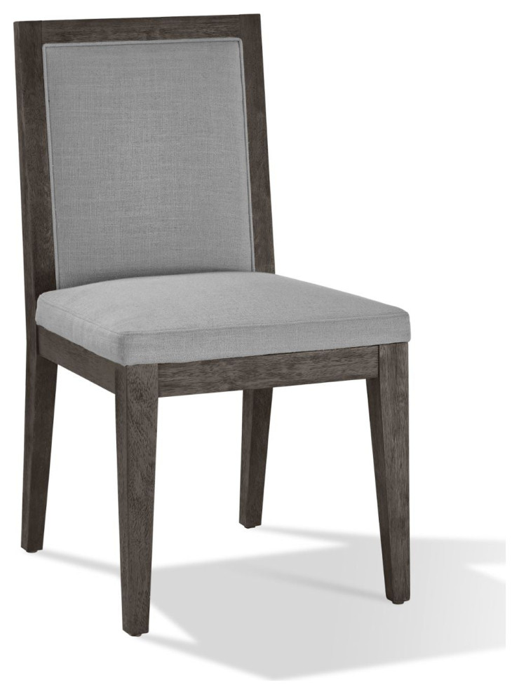 Modus Modesto Wood Framed 2 Side Chair in French Roast Transitional