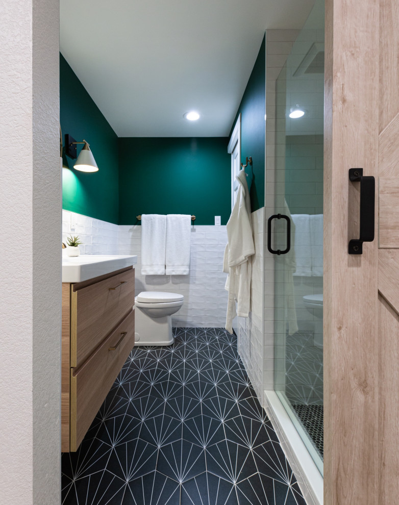 Tiprigan Master Bath | Littleton, CO | Art Deco Contemporary Renovation