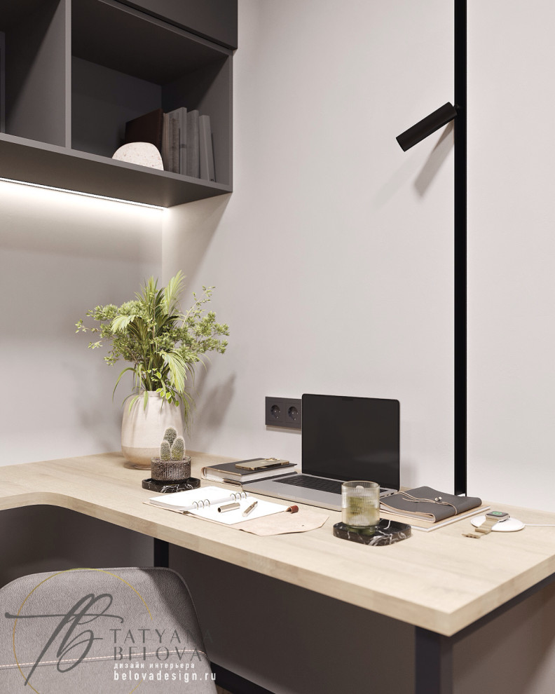 Современный стиль с элементами лофта, 80 м2