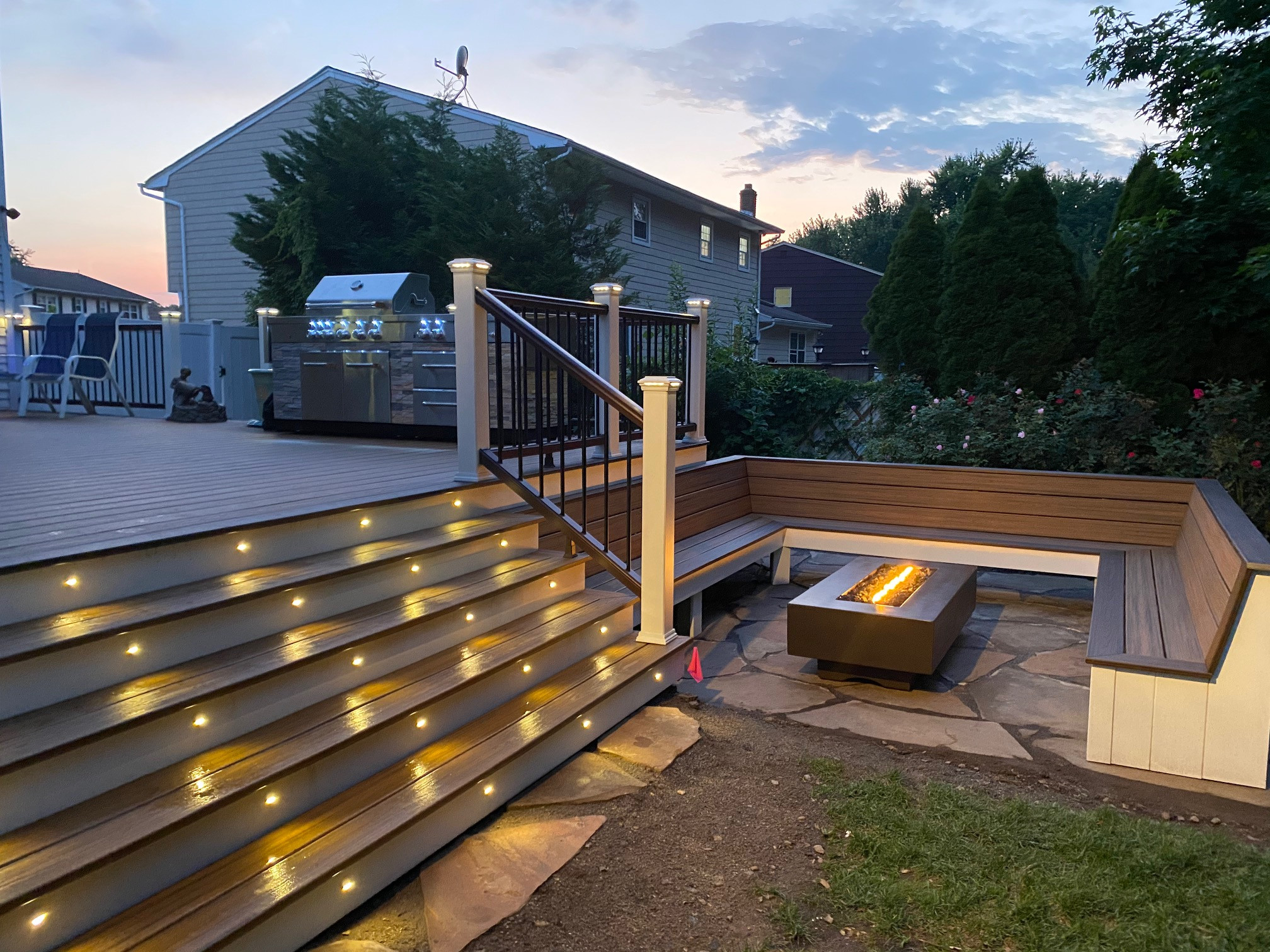 fire pit area
