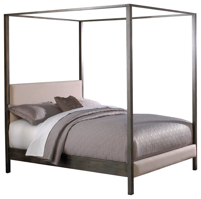 avalon canopy platform bed with platinum upholstery slate queen contemporary platform beds - Slate Bed Frame avalon canopy platform bed with platinum upholstery slate queen contemporary platform beds - Slate Bed Frame