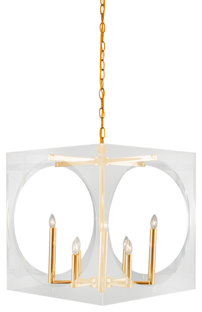 Ceiling Fixture, Gold