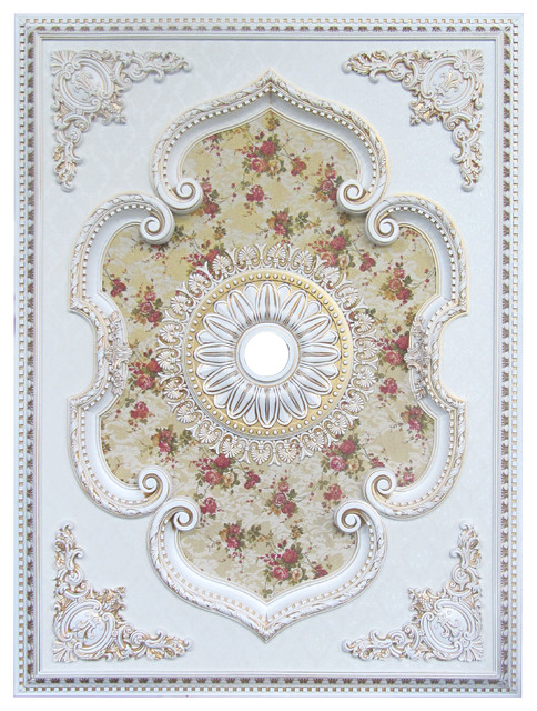 Artistry Lighting Ceiling Medallion Rectangular Collection Antique White