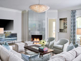 Beach Style Family Room by Wesley-Wayne Interiors, LLC