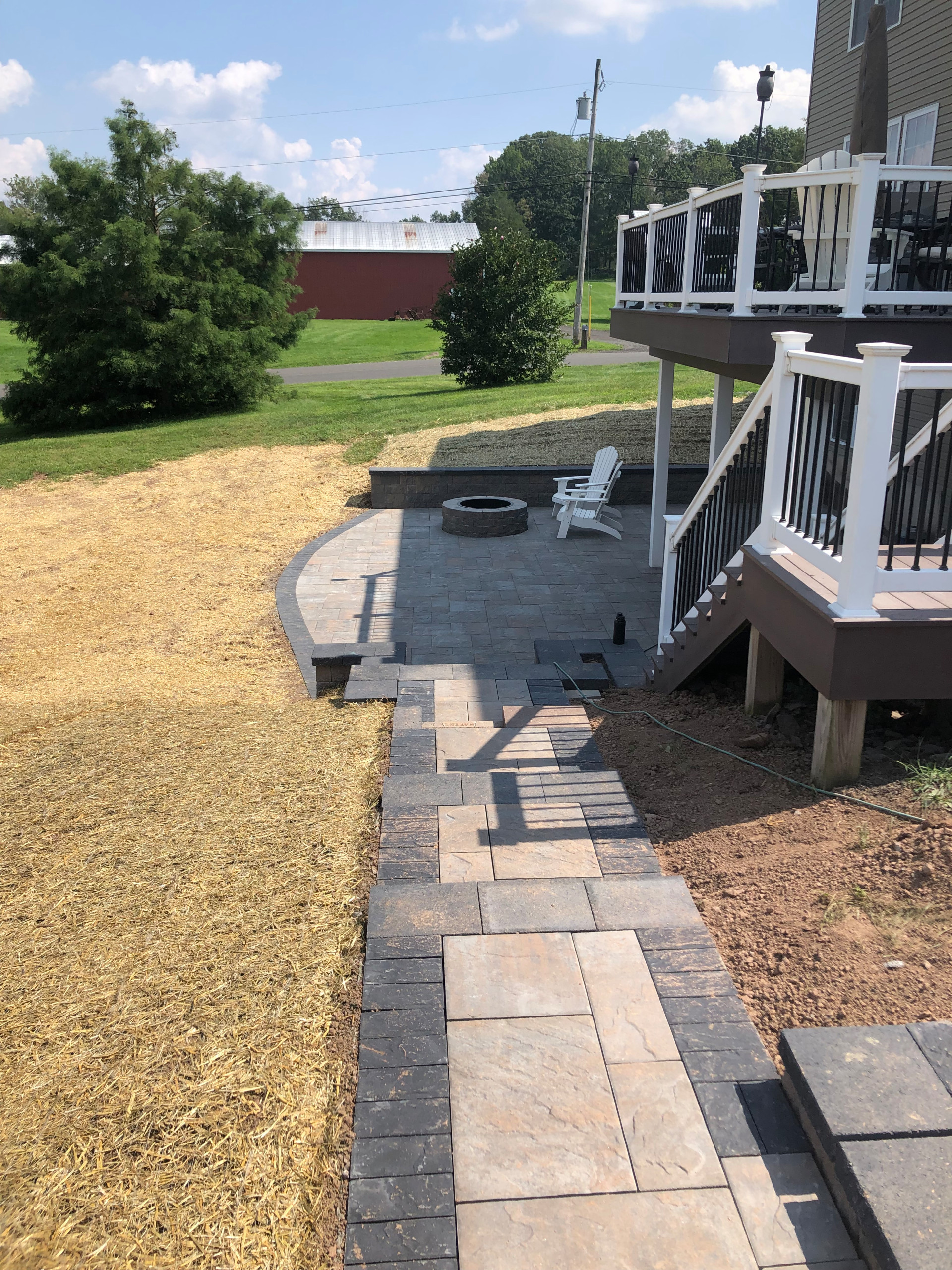 Patio/Steps/Firepit/SittingWall