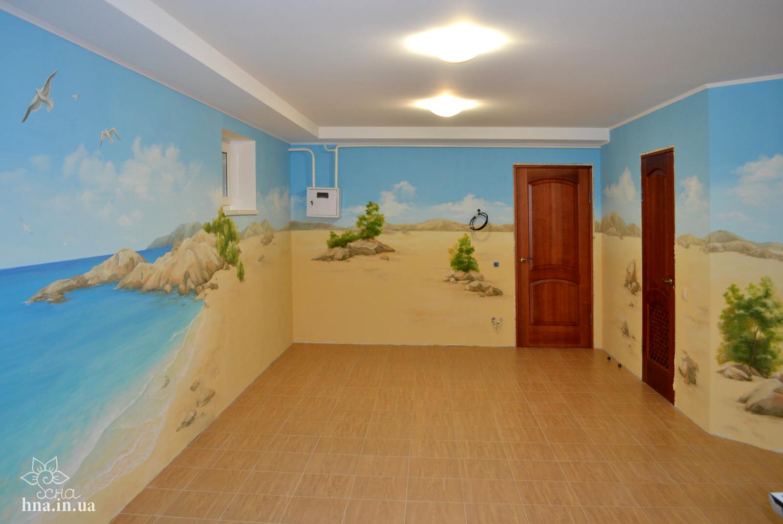 Роспись стен пляж