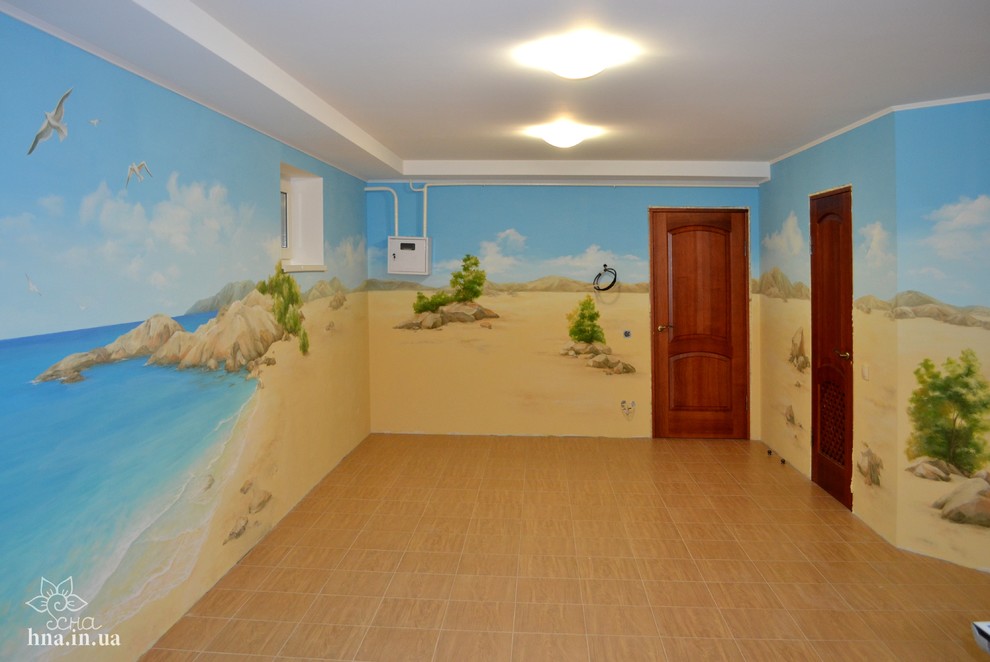 Роспись стен пляж