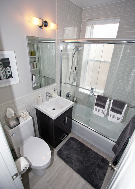 Water Damage Spawns a Space-Saving Bathroom Remodel - Water Saving Bathroom Renovation