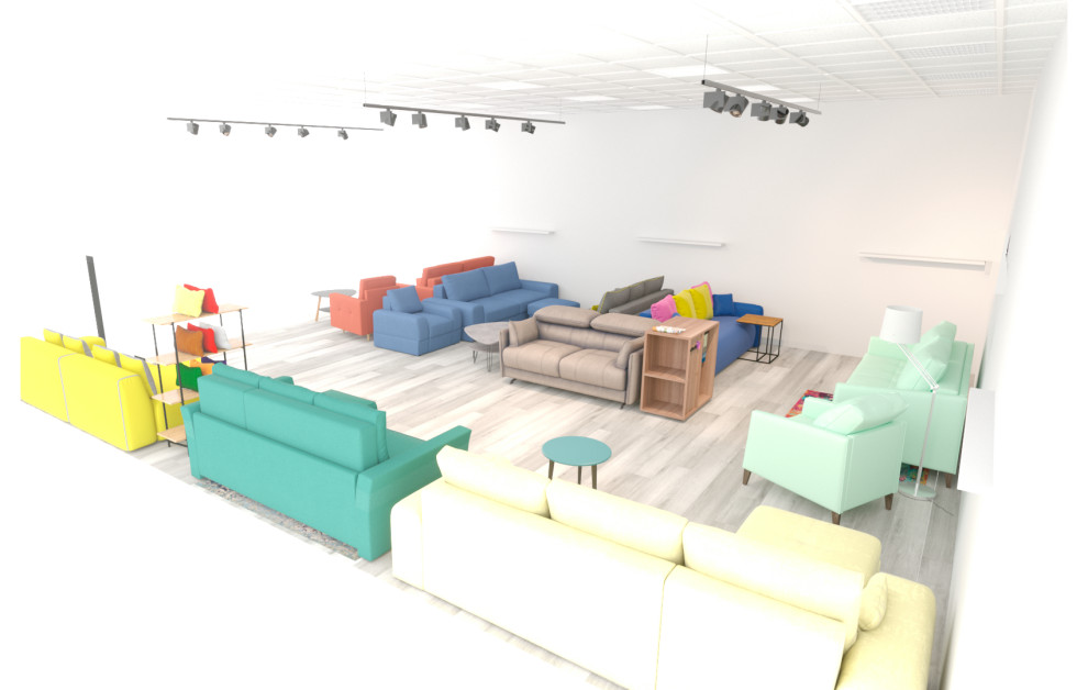 Интерьер магазина мебели