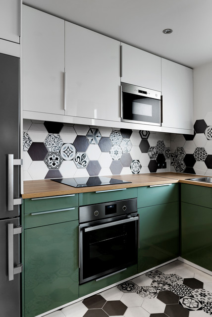 LEVALLOIS - Appartement aux allures scandinaves contemporary-kitchen