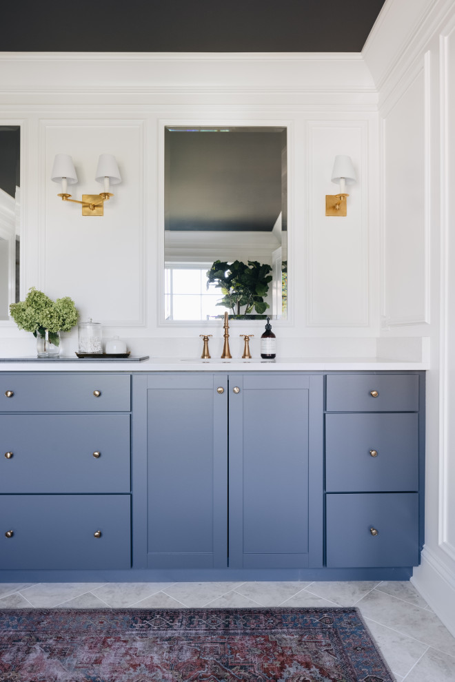 Inspiration for a transitional home design remodel in Chicago