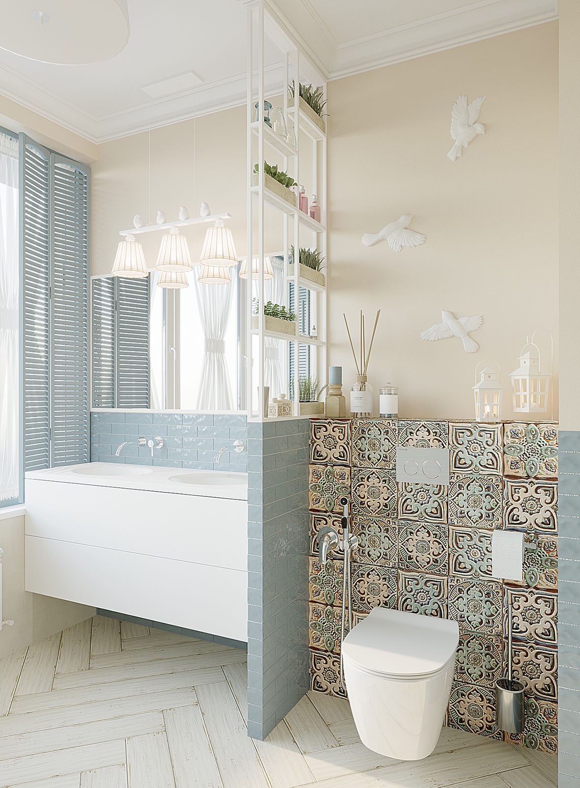 Ванная комната для женской половины семьи