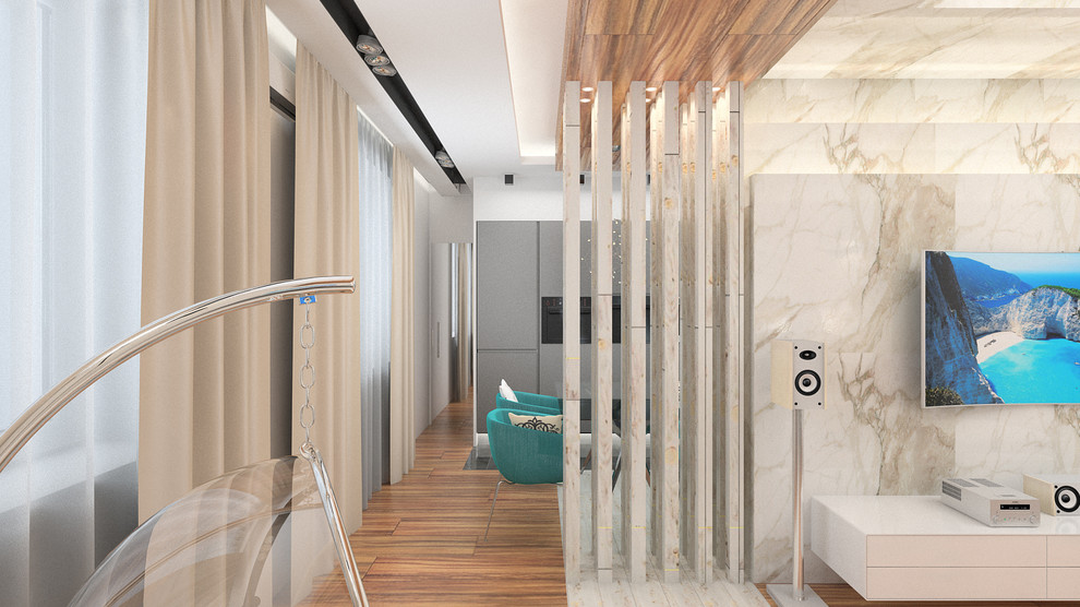 Дизайн-проект квартиры в стиле минимализм ЖК «Новый Оккервиль»