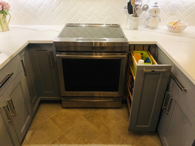 A Small Condo Kitchen Modern Boston By Taylor Made Cabinets Leominster Ma Houzz Uk A Small Condo Kitchen Modern Boston, Modern Kitchen Cabinets Massachusetts