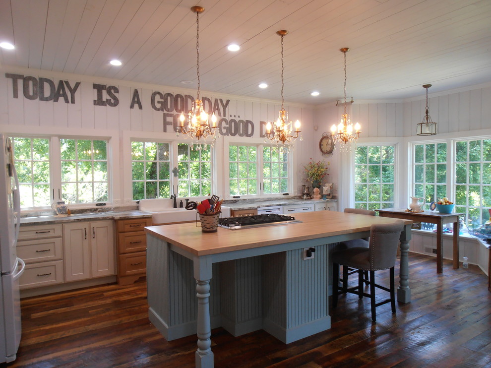 Example of a farmhouse kitchen design in Other