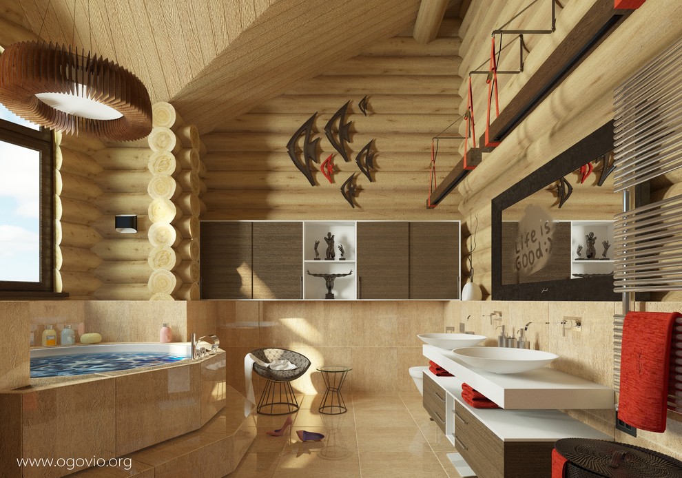 Interier house in Russia