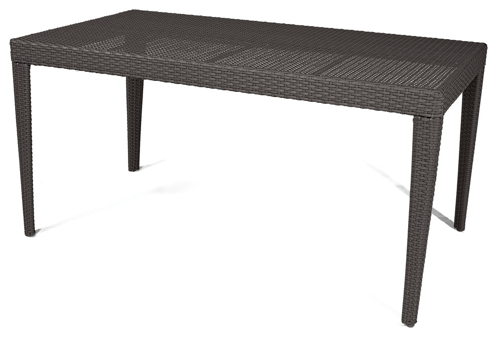 Outdoor Wicker Dining Table | Decoration For Bathroom