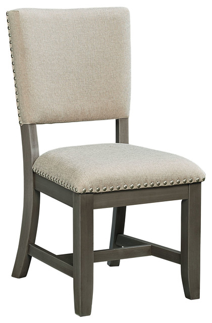Omaha Side Chair, Gray, Set Of 2