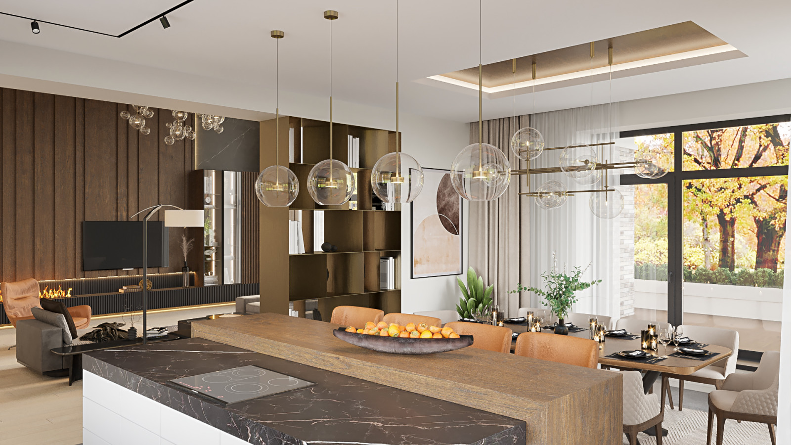 Дизайн интерьера индивидуального жилого дома. КП "Павлово"