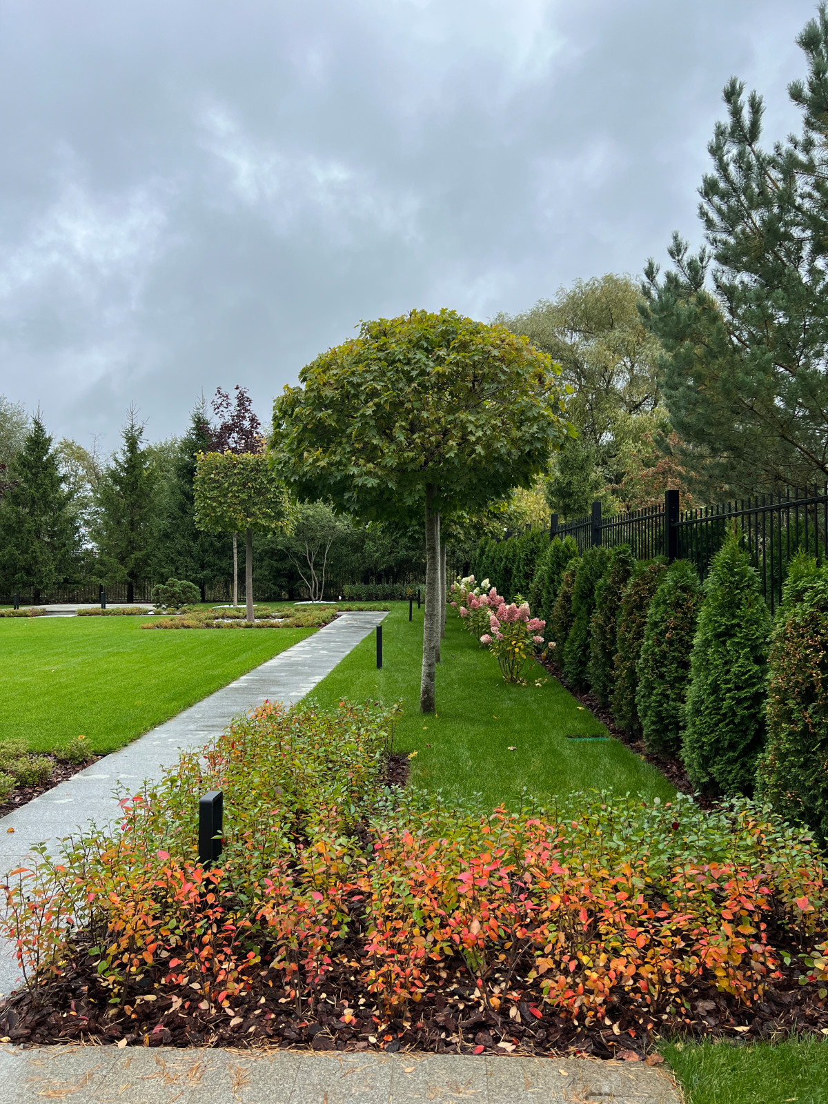 Сады осенью