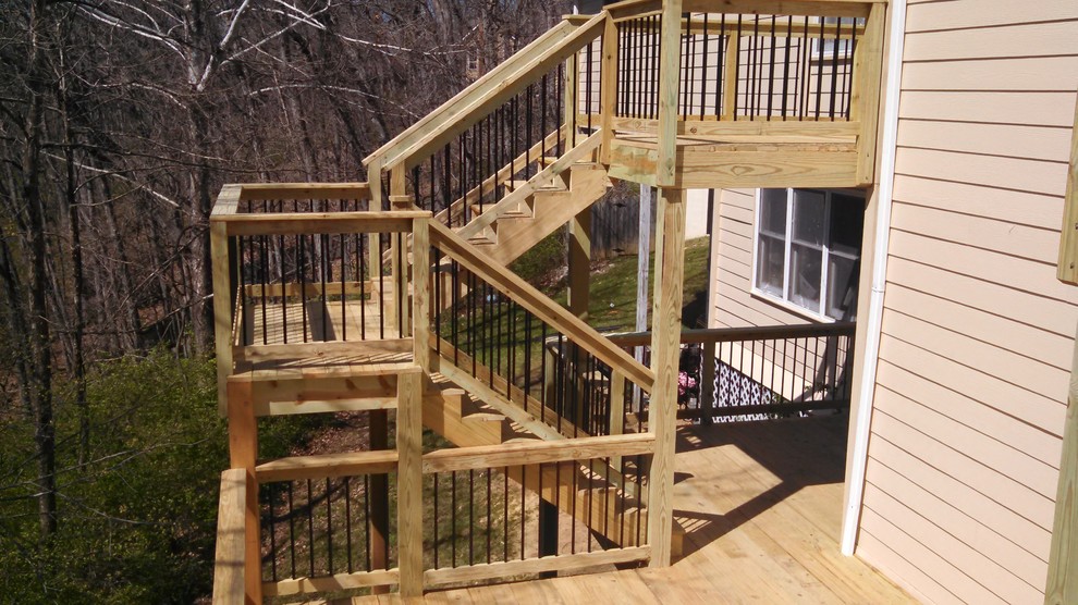 Deck - large backyard deck idea