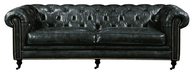 89 W Sofa Tufted Top Grain Leather Rolled Arms Br Tack Detail 4 Wheels 89 W Sofa Tufted Top Grain Leather Rolled Arms Br Tack Detail 4 Wheels