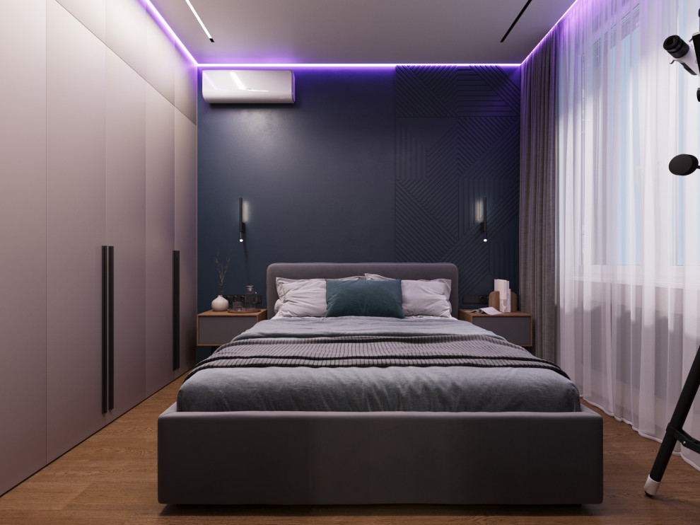 Дизайн-проект квартиры в темно серых тонах