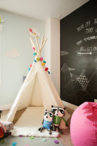 Inspiration for a beach style kids' room in Salt Lake City.