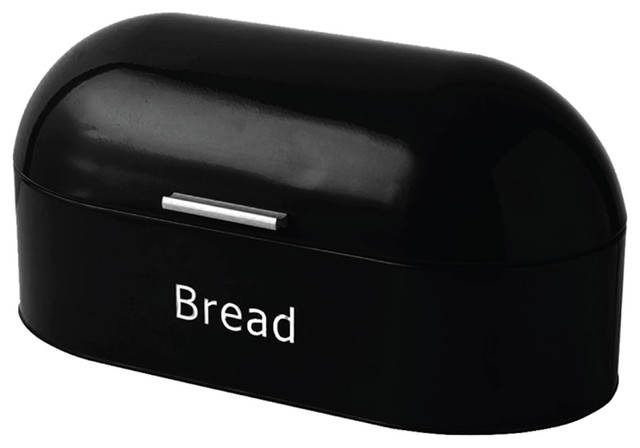 Chef Vida Retro Bread Bin, Black