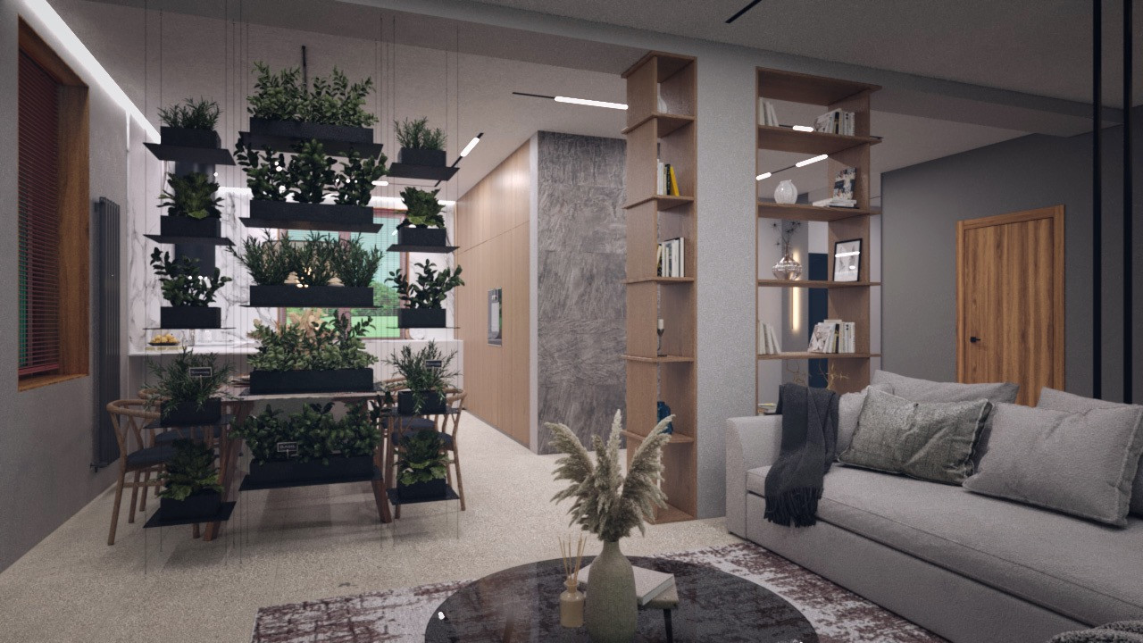 Гостиная в частном доме