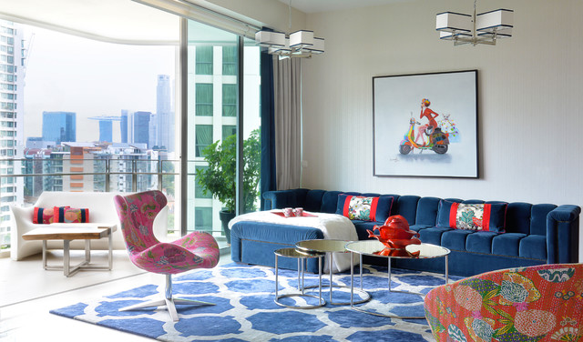 Hueful Hubris asian-living-room