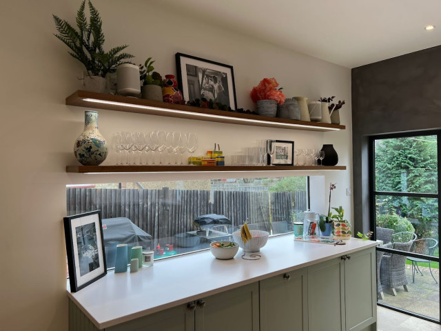 Open Shelf Kitchen country-kitchen