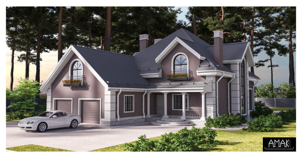 Коттедж в Романском стиле