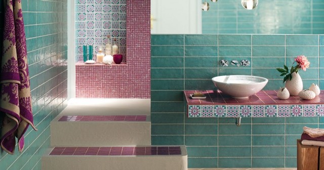 Collection PETITE MAISON mediterran-badezimmer