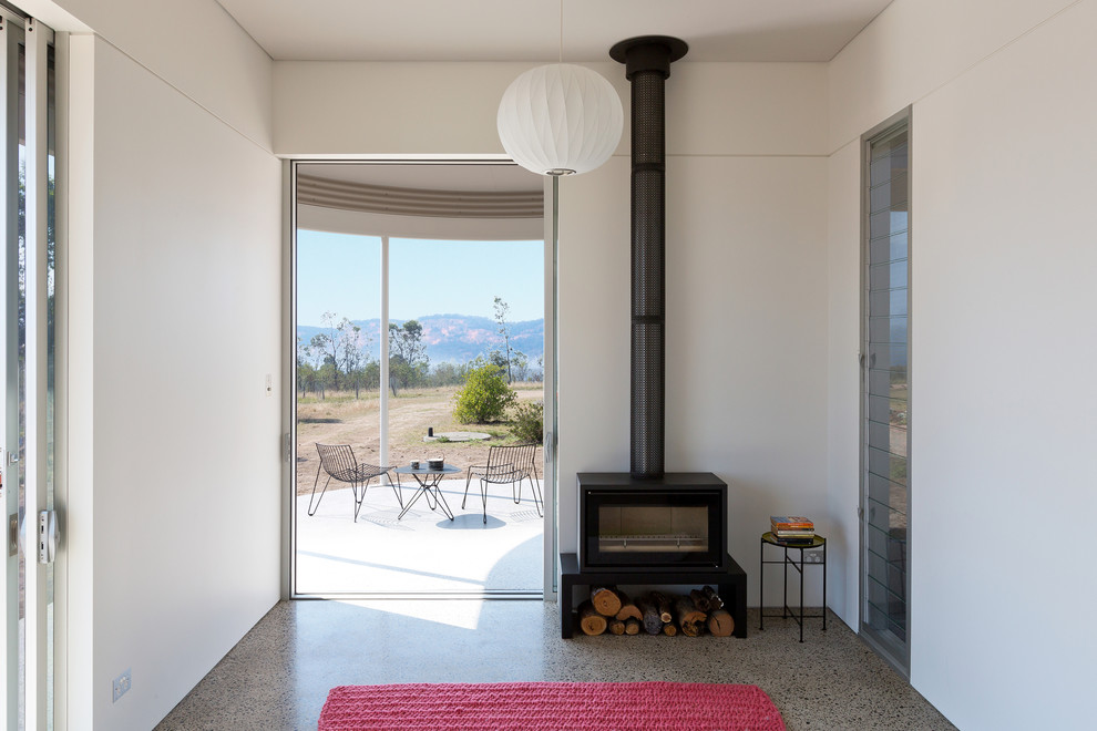 This is an example of a contemporary living room in Sydney.