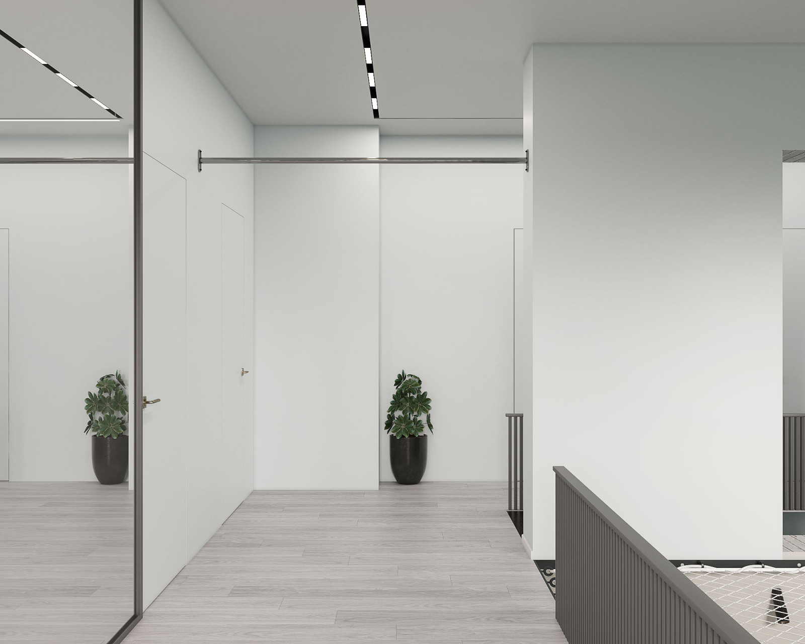 Дом с сеткой между первым этажом и вторым светом в Якутске.