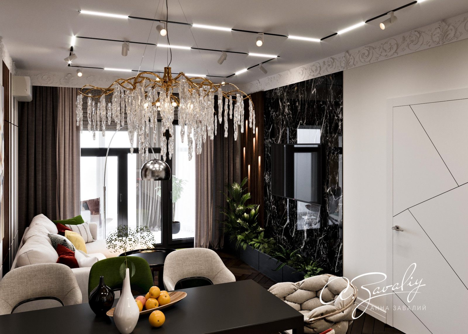 Кухня-гостиная