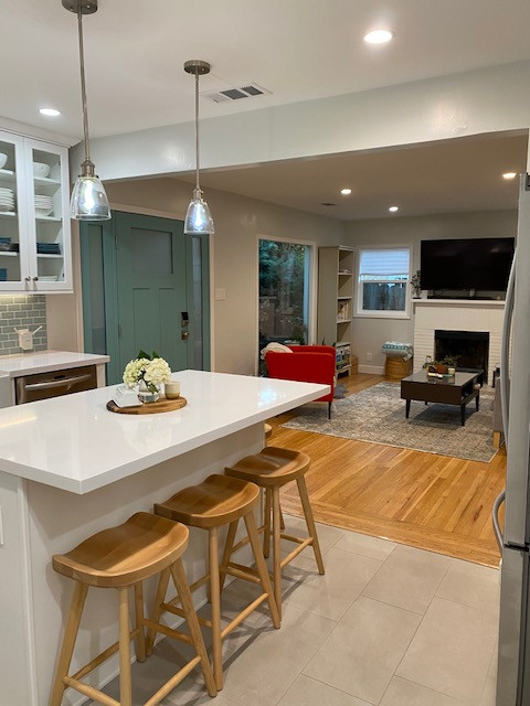 Richmond Kitchen with Custom Handmade Backsplash