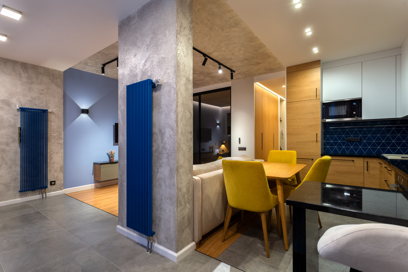 Проект Однокомнатной Квартиры в современном стиле  45кв.м.