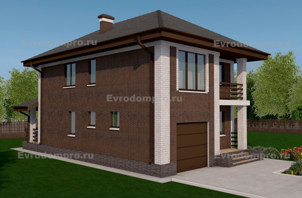 Дом в современном стиле А-14