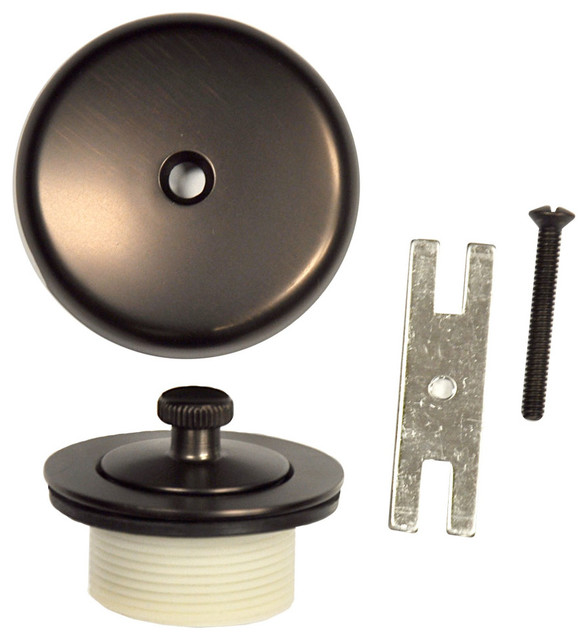 Lift And Turn Tub Drain Trim Kit With Overflow Oil Rubbed Bronze
