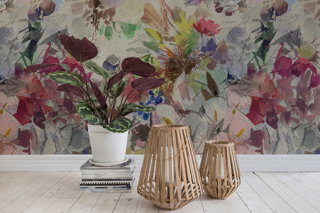 Floral Splendor traditional-living-room