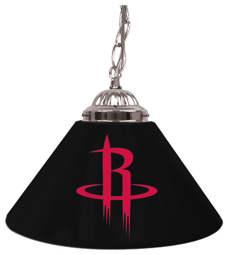 Houston Rockets NBA Single Shade Bar Lamp - 14 inch