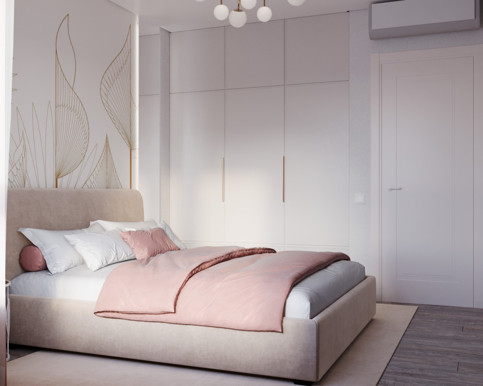 Дизайн проект 3х комнатной квартиры с большой кухней-гостиной