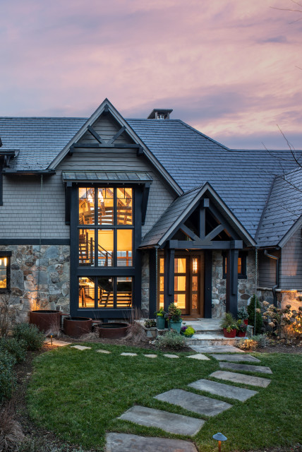 Corby House Renovation rustic-exterior