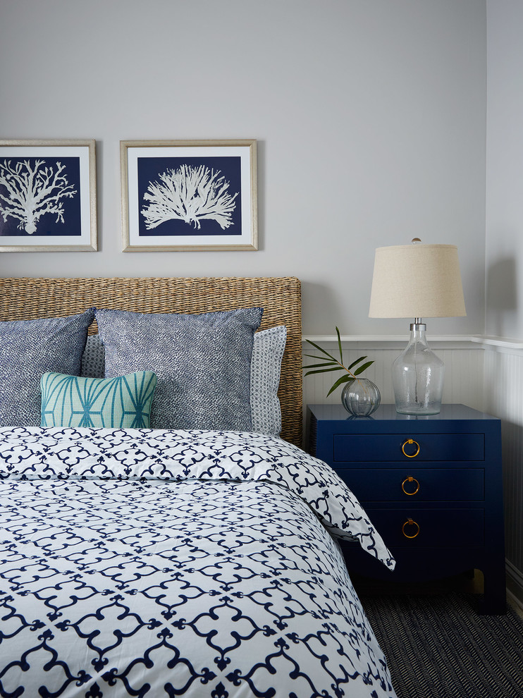 Example of a beach style home design design in Jacksonville