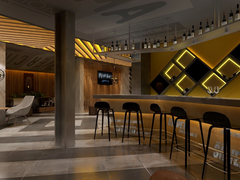 Дизайн-проект интерьера кинотеатра "Silver"