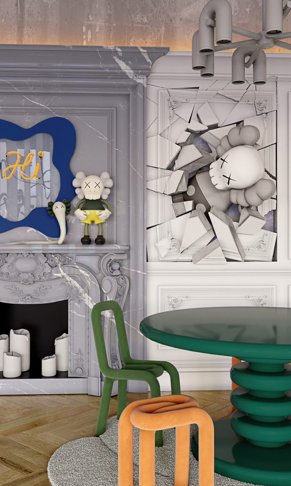 Дизайн апартаментов "FUN BOX"