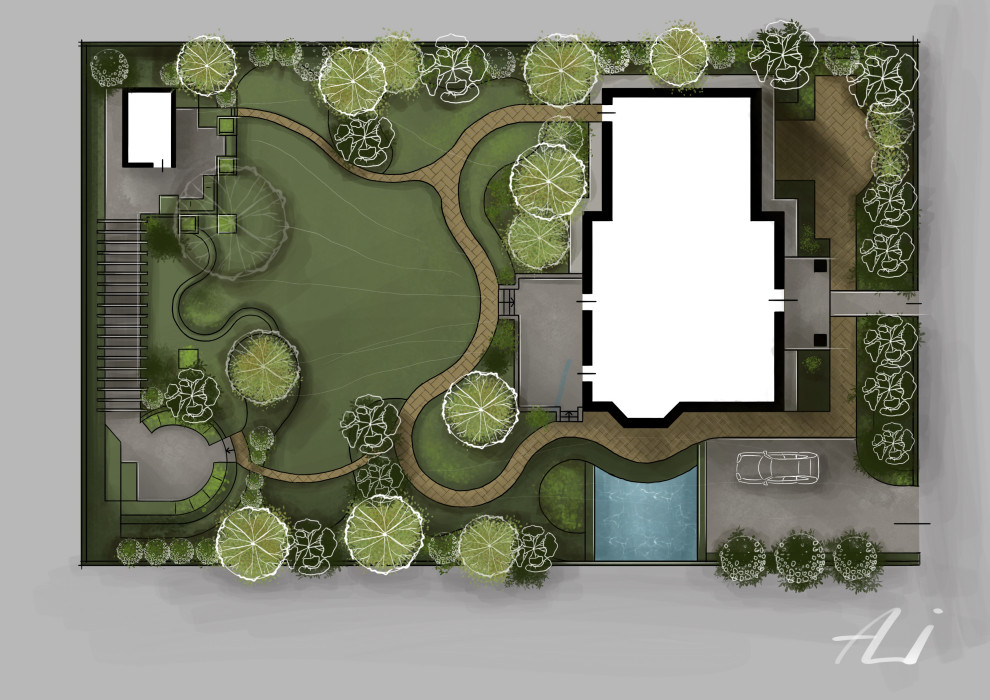 Скетч интерьера